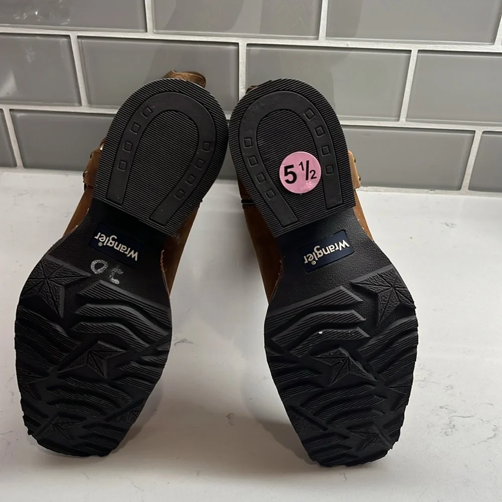 Wrangler Women's Size 5.5 B in Bronc Western Pull‎ On Boots w Calf Slits - NWOT - Picture 10 of 11